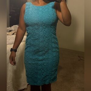 Talbots 4P light blue dress